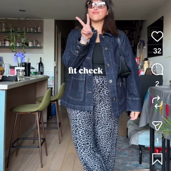 Anna Sui for Old Navy Women's Denim Chore Jacket - Picture 4 of 11